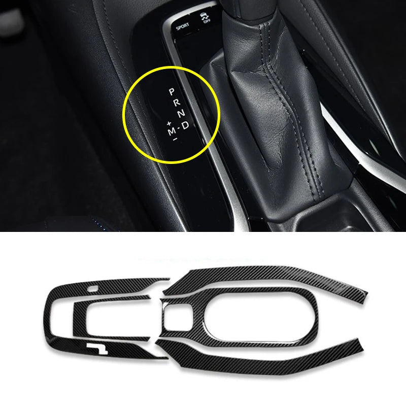 כיסוי נירוסטה לפאנל ההילוכים Toyota Corolla E210