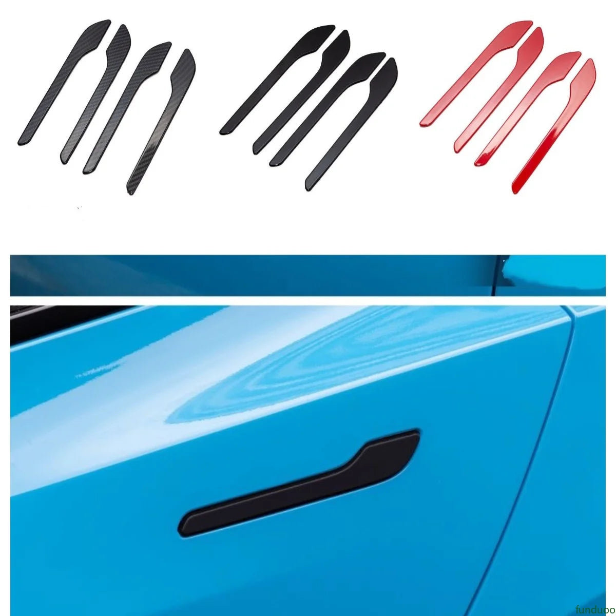 כיסויי ידיות דלת Tesla Model 3 / Model Y