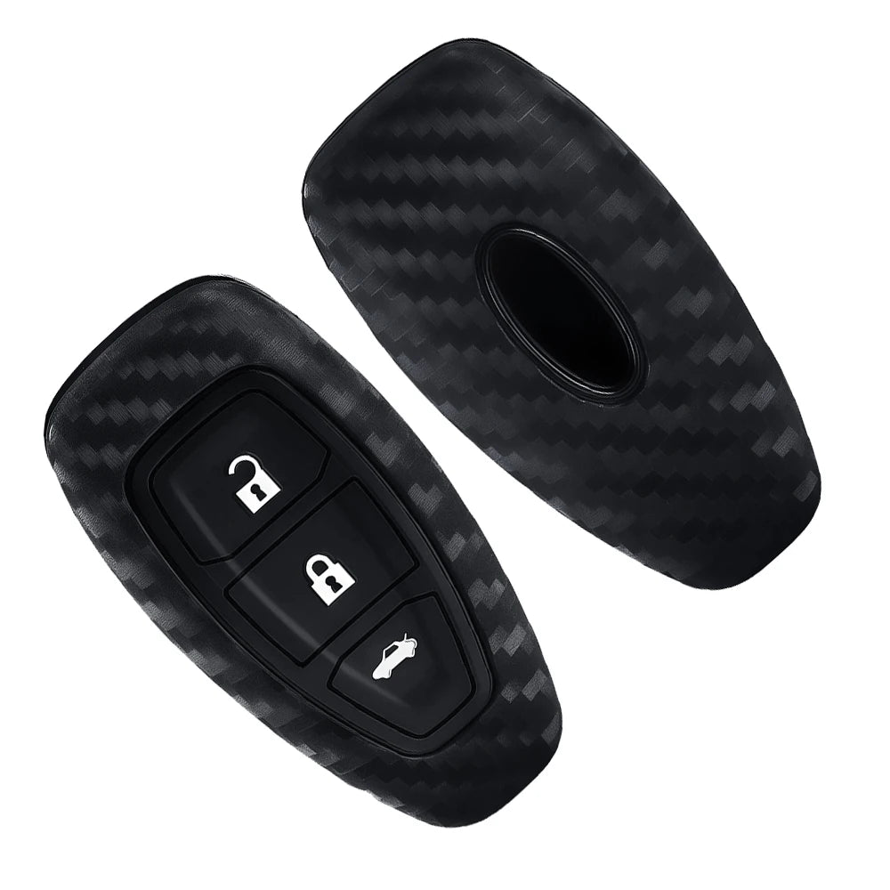 כיסוי סיליקון למפתח Ford בעיצוב קרבון