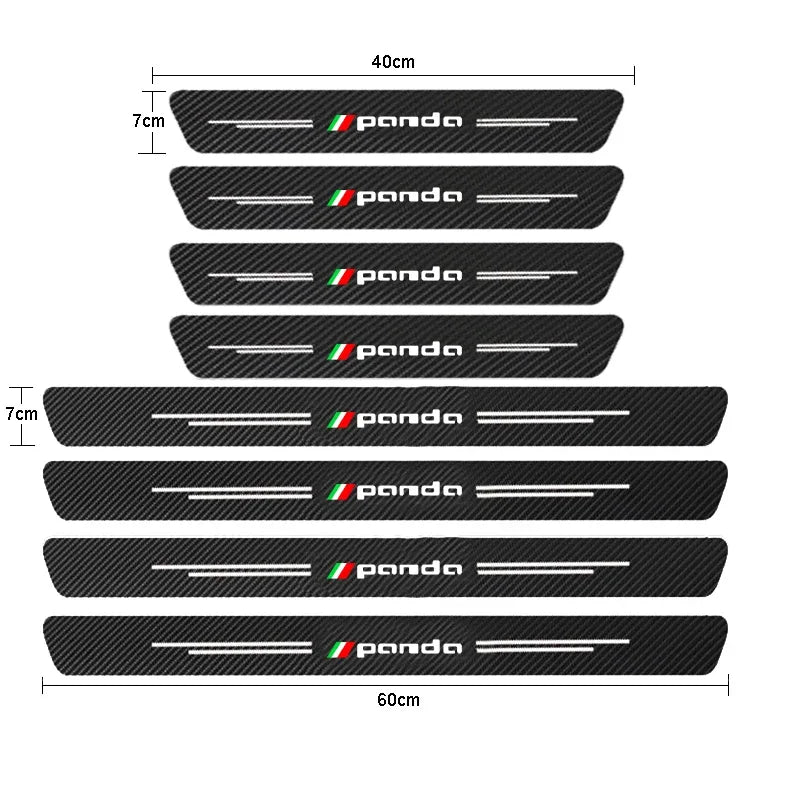 מדבקות מגן לספי דלת Fiat Panda