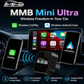 מתאם אלחוטי 2 ב־1 ל‑CarPlay ו‑Android Auto