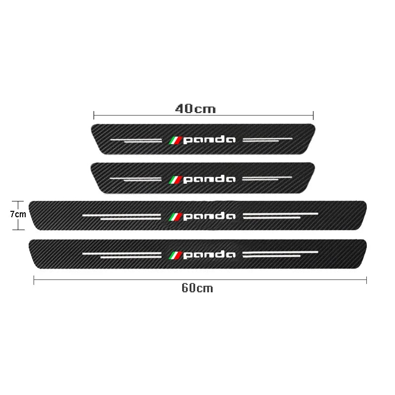 מדבקות מגן לספי דלת Fiat Panda