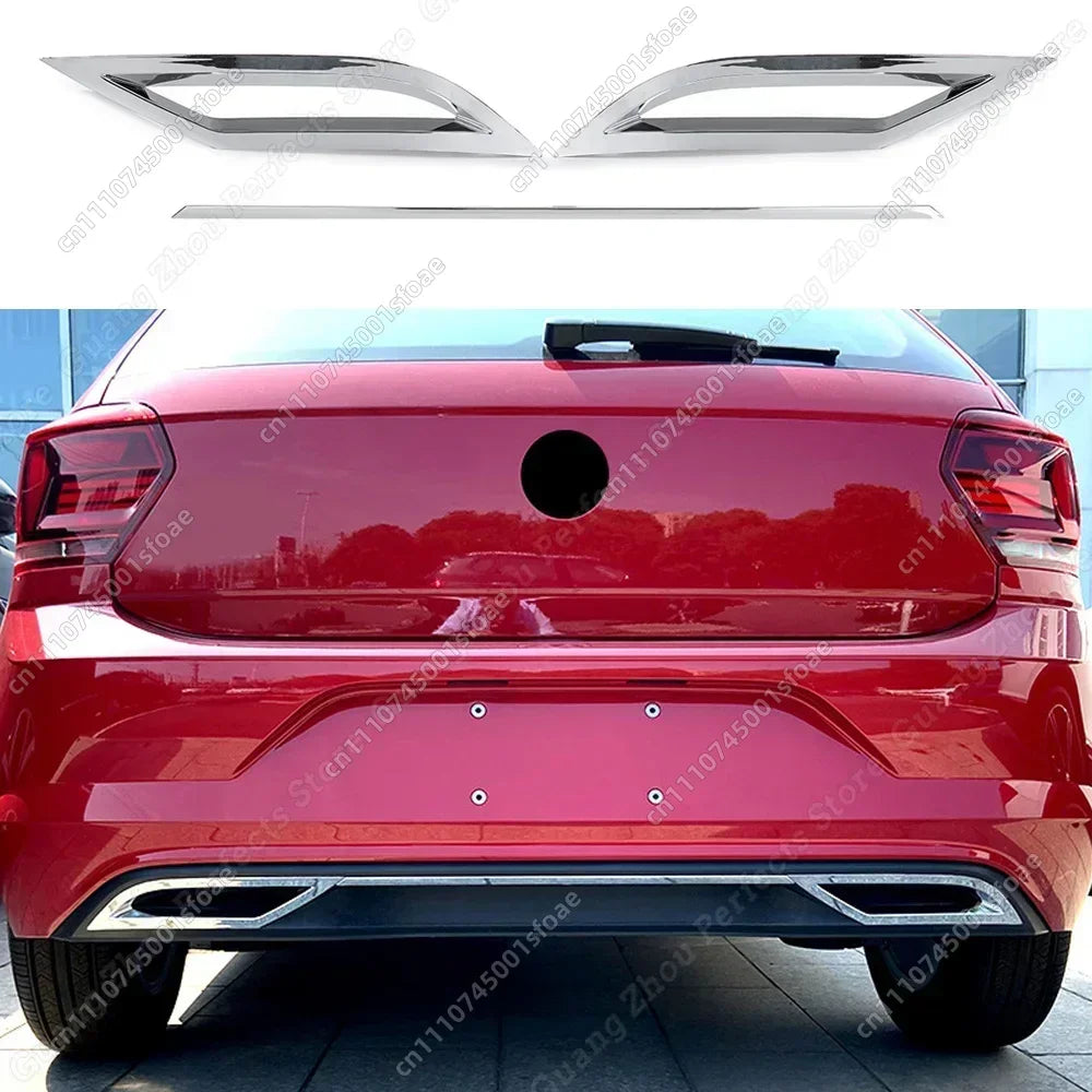 ערכת 3 חלקים לדיפיוזר אחורי Volkswagen Polo 6 MK6 2017–2021