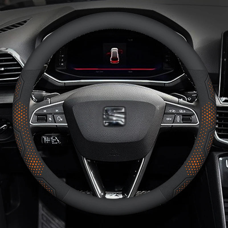 כיסוי הגה קרבון וזמש SEAT