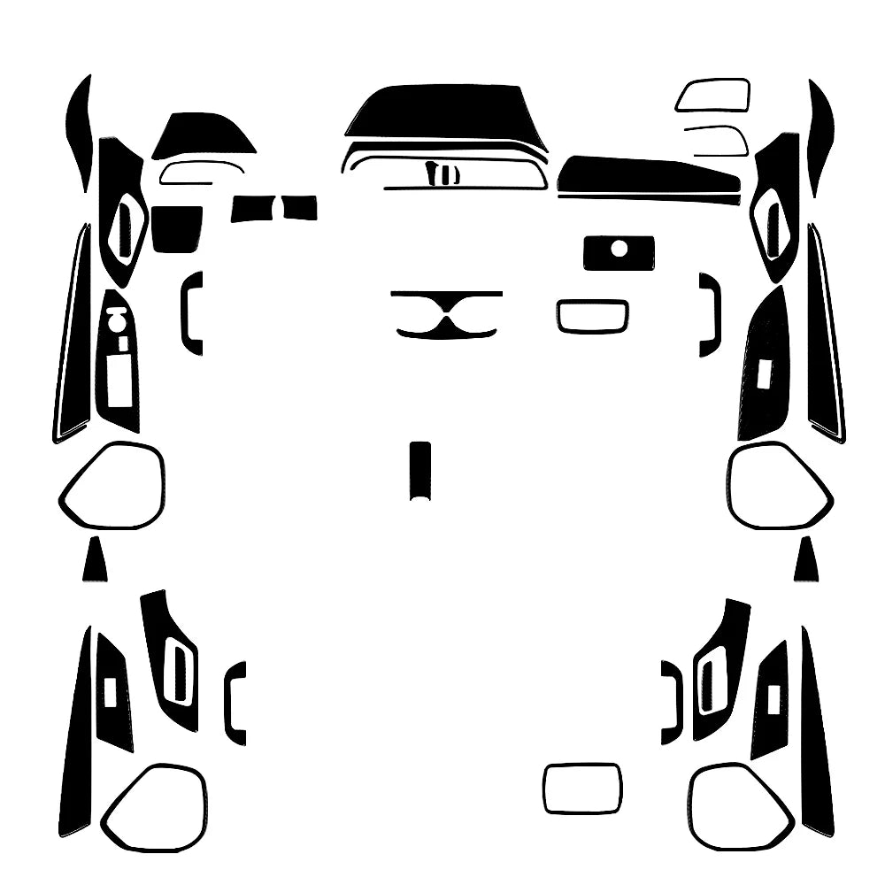 ערכת דקורציה קרבון Honda Fit / Jazz 2014–2020