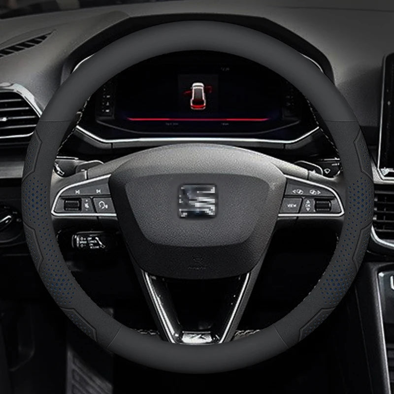 כיסוי הגה קרבון וזמש SEAT