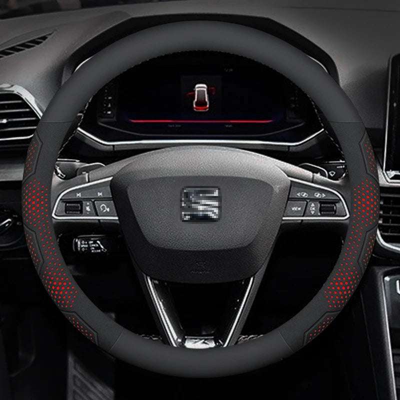 כיסוי הגה קרבון וזמש SEAT