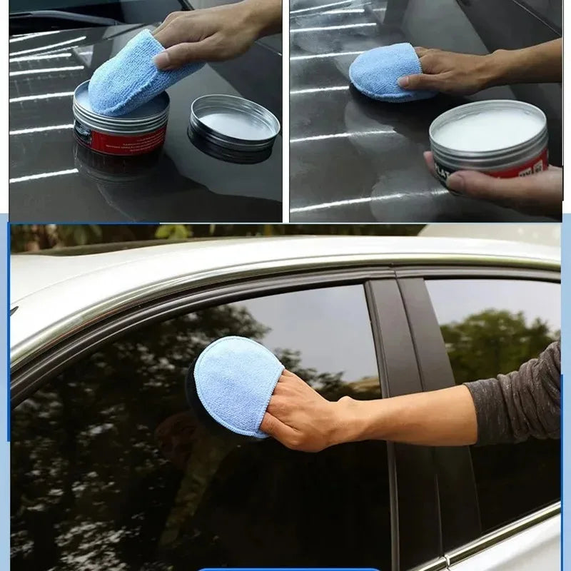 פדי מיקרופייבר עגולים למריחת ווקס ופוליש