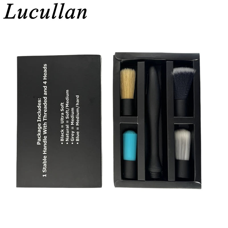 מברשת דיטיילינג עם 4 ראשים מתחלפים – Lucullan