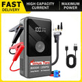 בוסטר התנעה 12V ומשאבת ניפוח עם תצוגה דיגיטלית