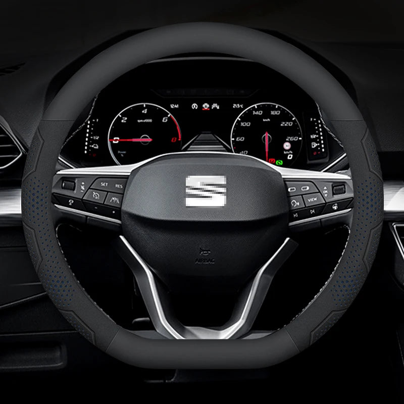 כיסוי הגה קרבון וזמש SEAT