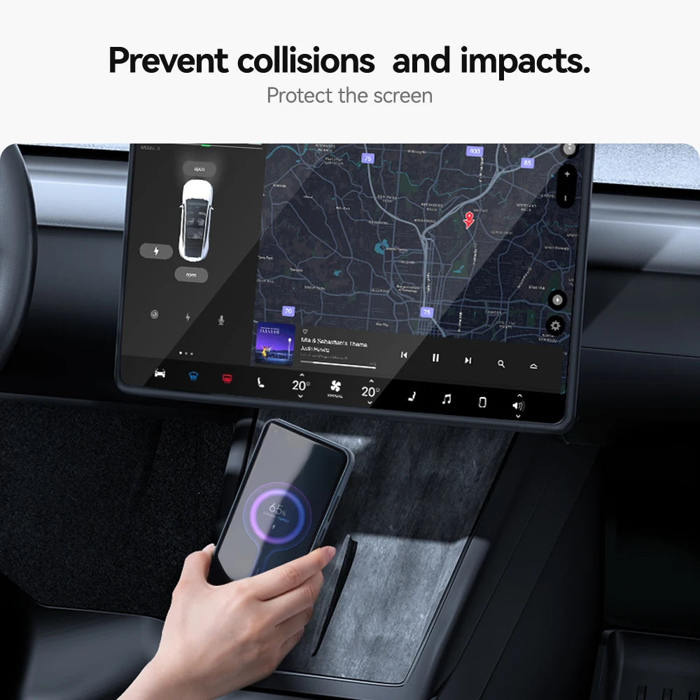 מגן מסך וקונסולה Tesla Model 3 / Model Y