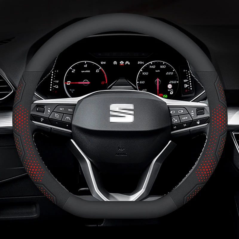כיסוי הגה קרבון וזמש SEAT