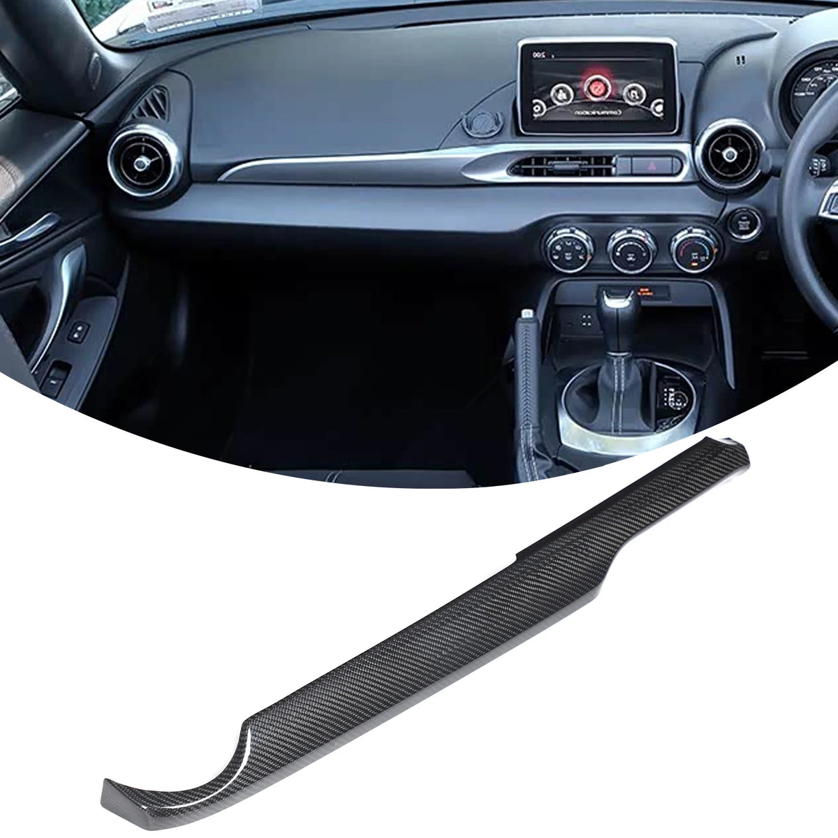 כיסוי קרבון לדשבורד Mazda MX-5 ND