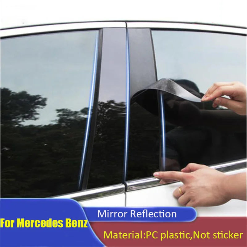 דיפון PC מבריק לעמודי החלונות ל-Mercedes-Benz E-Class W212