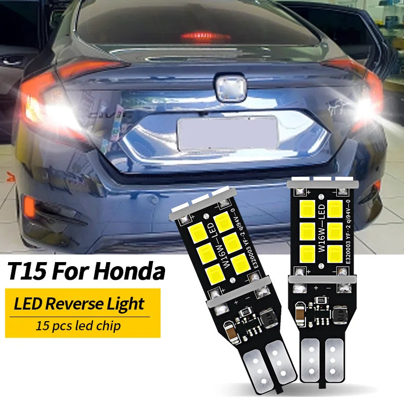 נורות רוורס LED מסוג T15 / W16W להונדה אינסייט