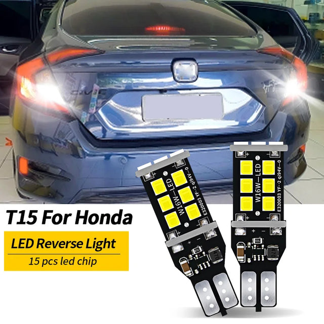 נורות רוורס LED מסוג T15 / W16W להונדה אינסייט