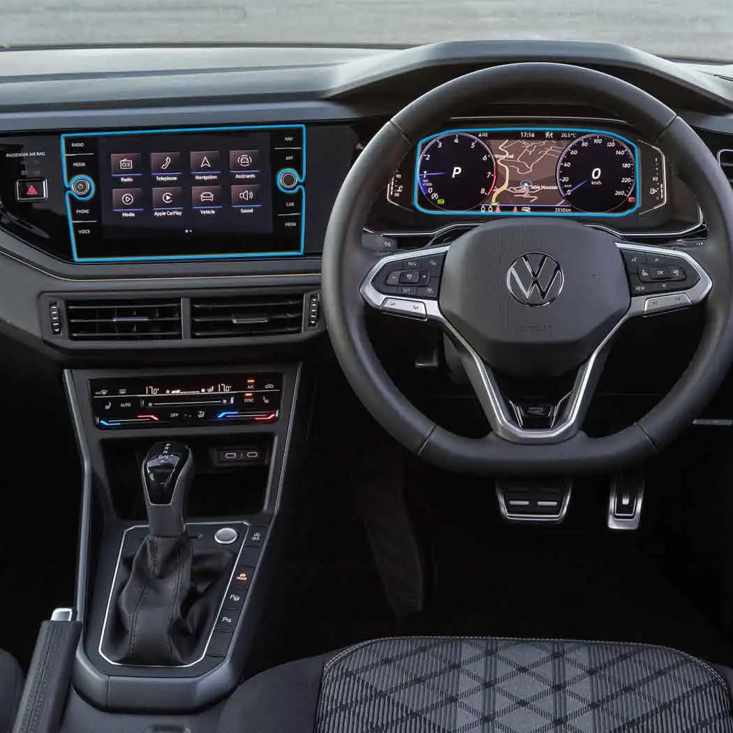 מגן זכוכית למסך 8 אינץ׳ ל-Volkswagen Taigo — Taigo שנת 2022