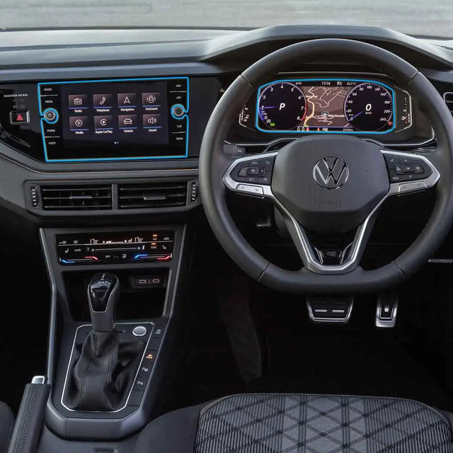 מגן זכוכית למסך 8 אינץ׳ ל-Volkswagen Taigo — שנת 2022