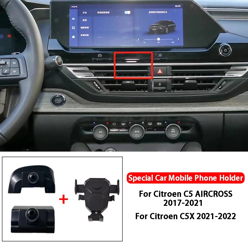 מעמד טלפון לפתח המיזוג לסיטרואן C5 איירקרוס 2017–2022
