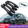 כיסויי ידיות דלתות במראה קרבון ל-Volkswagen Taigo — Taigo/Nivus, שנות 2020–2022
