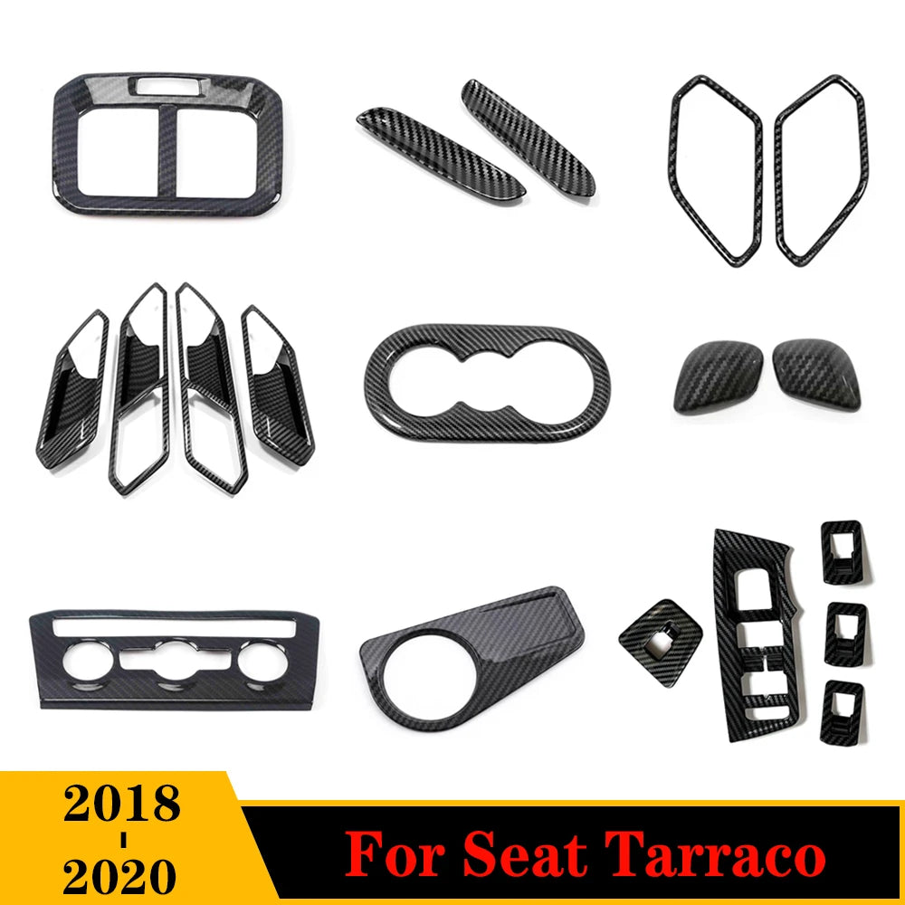 חיפויים במראה קרבון לתא הנוסעים ל-SEAT Tarraco — Tarraco, שנות 2018–2020