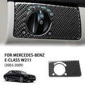 מסגרת במראה קרבון למתג הפנסים ל-Mercedes-Benz E-Class W211 ‏2003–2009