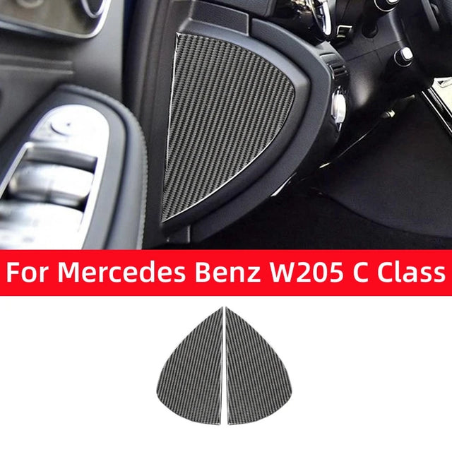 דיפון צד דשבורד במראה קרבון ל-Mercedes-Benz C-Class W205 ו-GLC X253