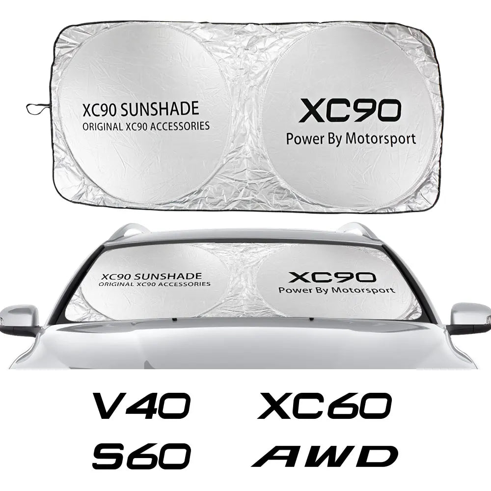 סוכך שמשה קדמית ל-Volvo XC40, XC90, S60 ו-V40