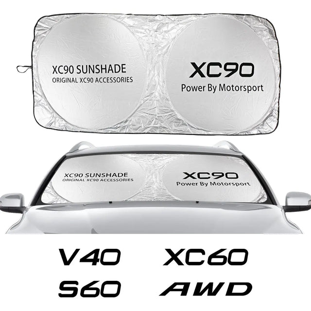 סוכך שמשה קדמית ל-Volvo XC40, XC90, S60 ו-V40