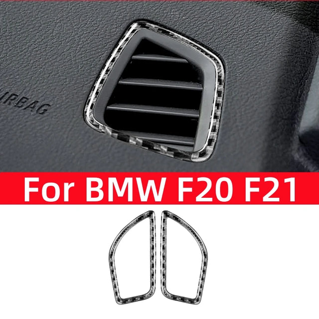 מסגרות במראה קרבון לפתחי המזגן ל-BMW סדרה 1 — F20/F21, שנות 2012–2018