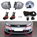 פנסי ערפל LED עם מסגרות ל-Volkswagen Jetta — Jetta 6/MK6 לפי המקור