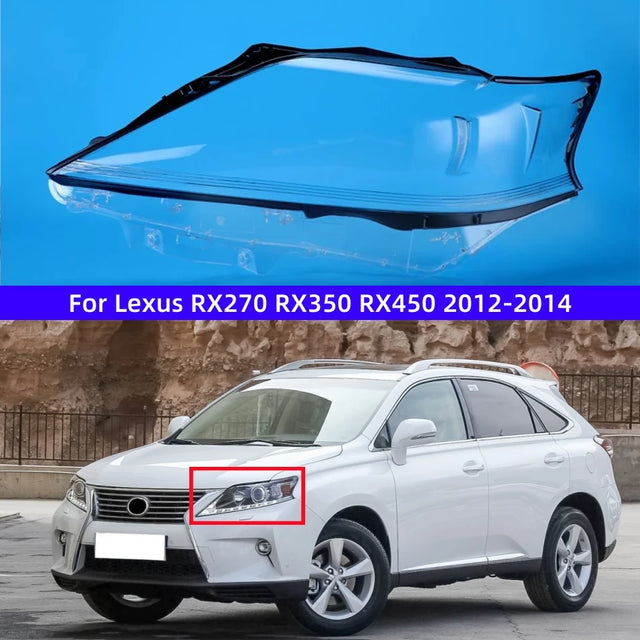 עדשת פוליקרבונט לפנס קדמי ב-Lexus RX 270/350/450 ‏2012–2014