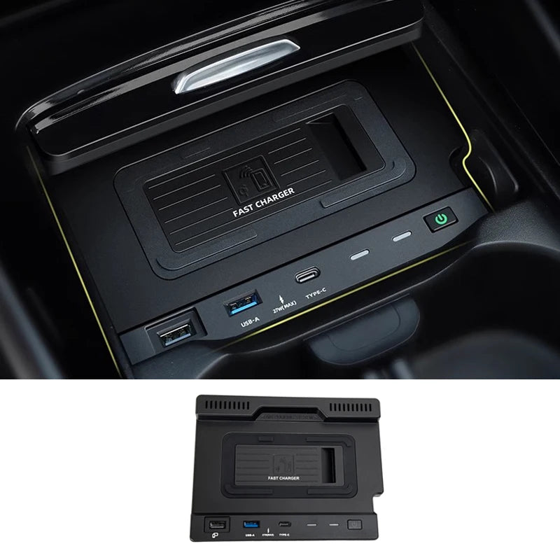 מטען אלחוטי עם חיבור USB/Type-C ל-Mercedes-Benz GLA