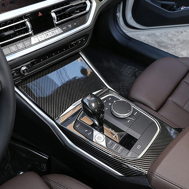 חיפוי לקונסולת ידית ההילוכים ל-BMW סדרה 4 — G20/G21/G22/G23/G26/G28, שנות 2020–2023, להגה שמאל