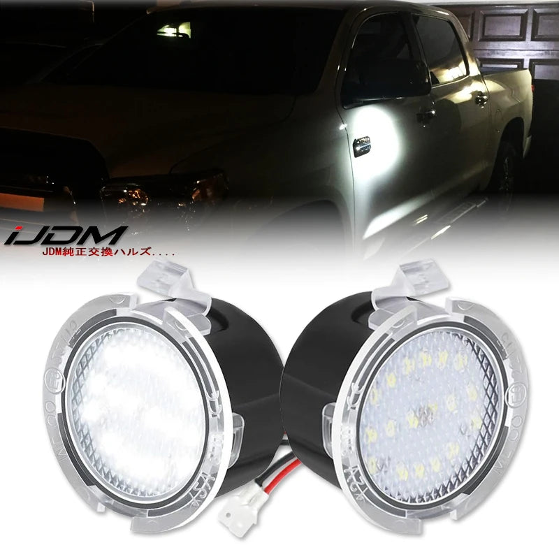 תאורת LED תחת מראת צד לפורד מונדאו