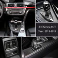 חיפוי במראה קרבון ללוח בקרת המזגן ל-BMW סדרה 4 — F30/F32/F34