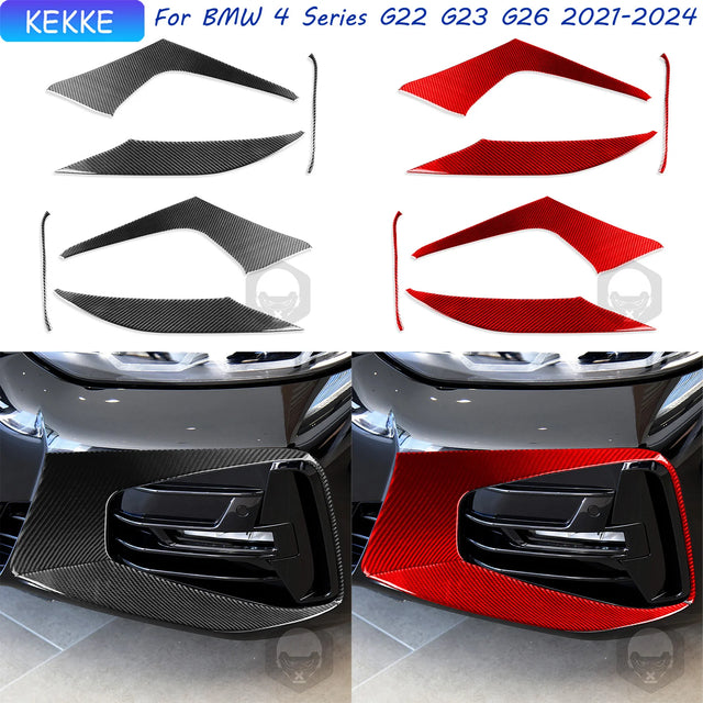 מדבקת קישוט במראה קרבון לפגוש הקדמי ל-BMW סדרה 4 — G22/G23/G26, שנות 2021–2024