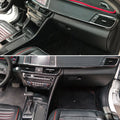 מדבקות במראה קרבון לקונסולה ולידיות ל-BMW X1 — X1/X2 F48, שנות 2016–2021 לפי המקור