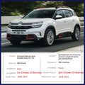חיפויים שחורים לידיות סיטרואן C5 איירקרוס 2018–2023