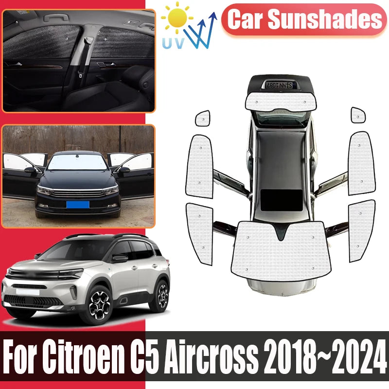 צלוני חלונות לסיטרואן C5 איירקרוס 2018–2024