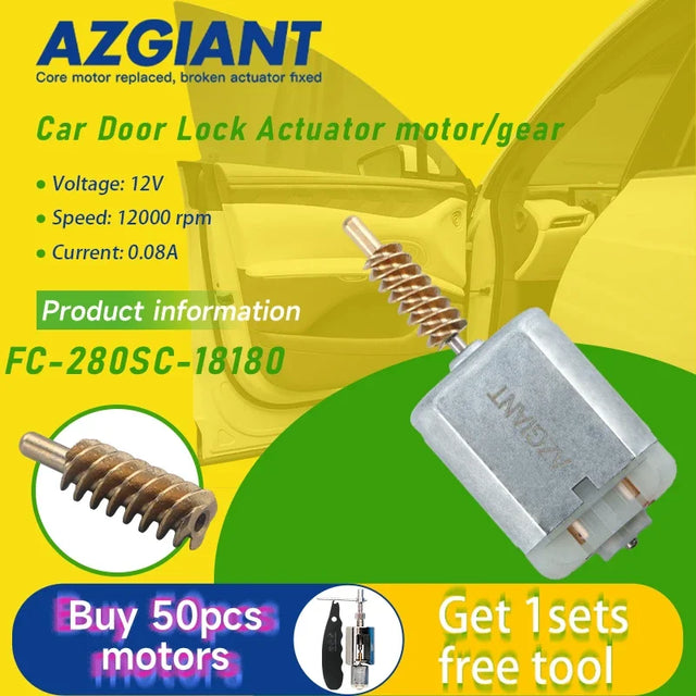 מנוע וגלגלי שיניים למנעול דלת FC-280SC לניסאן נווארה