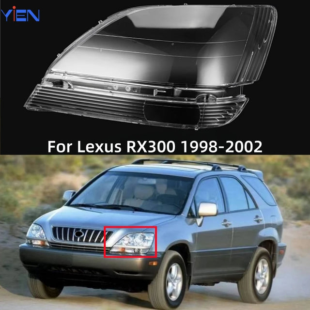 עדשת פוליקרבונט לפנס קדמי ב-Lexus RX 300 ‏1998–2002