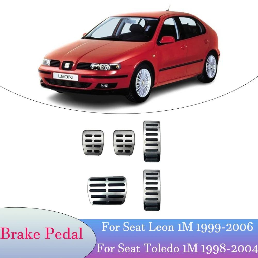 כיסויי אלומיניום לדוושות ולמשענת הרגל ל-SEAT Toledo — Toledo 1M, שנות 1998–2006