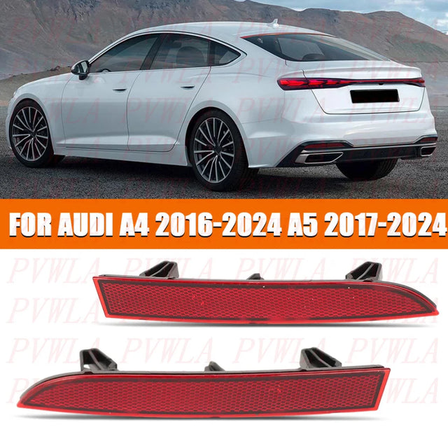מחזיר אור לפגוש האחורי ל-Audi A4 — שנות 2017–2024
