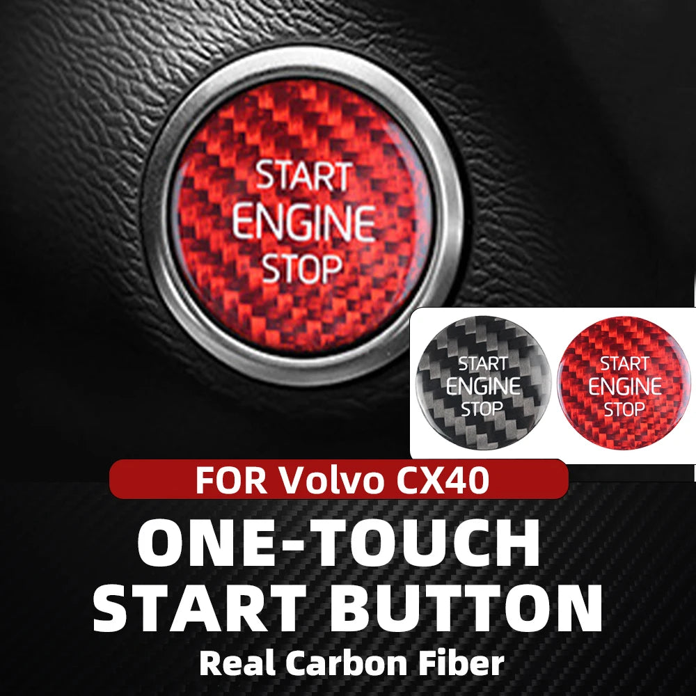 כיסוי קרבון לכפתור התנעה ל-Volvo XC40