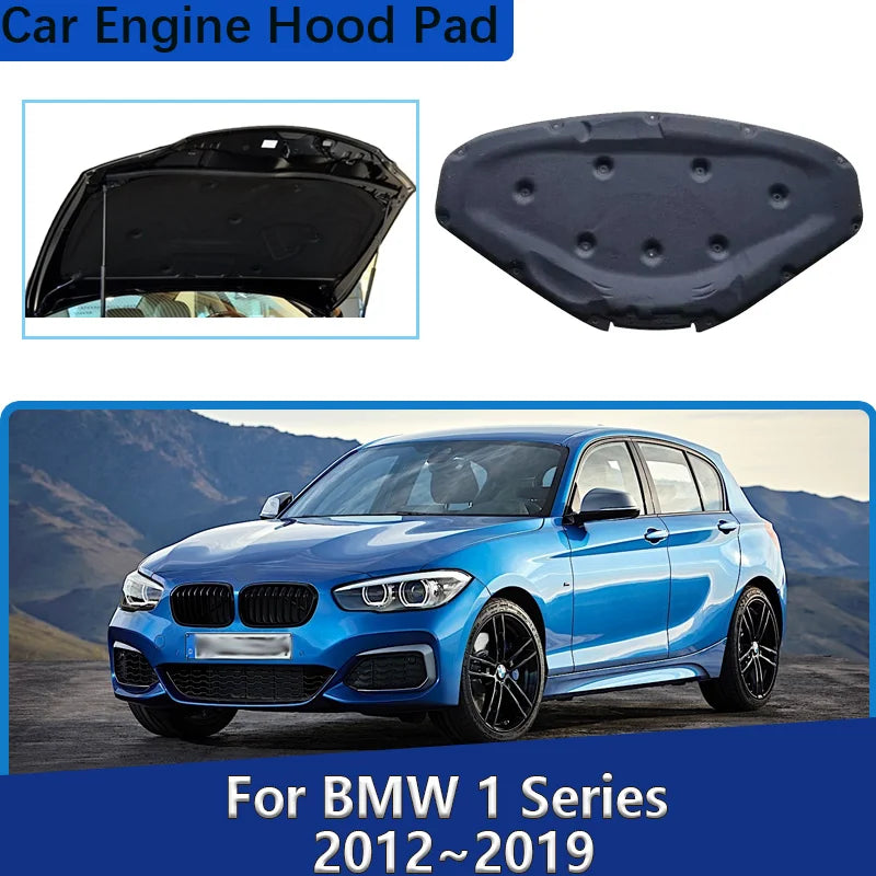 יריעת בידוד לרעש ולחום במכסה המנוע ל-BMW סדרה 1 — F20/F21, שנות 2012–2019