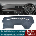 כיסוי דמוי עור לדשבורד ל-BMW סדרה 1 — E81/E82/E87/E88, שנות 2004–2011
