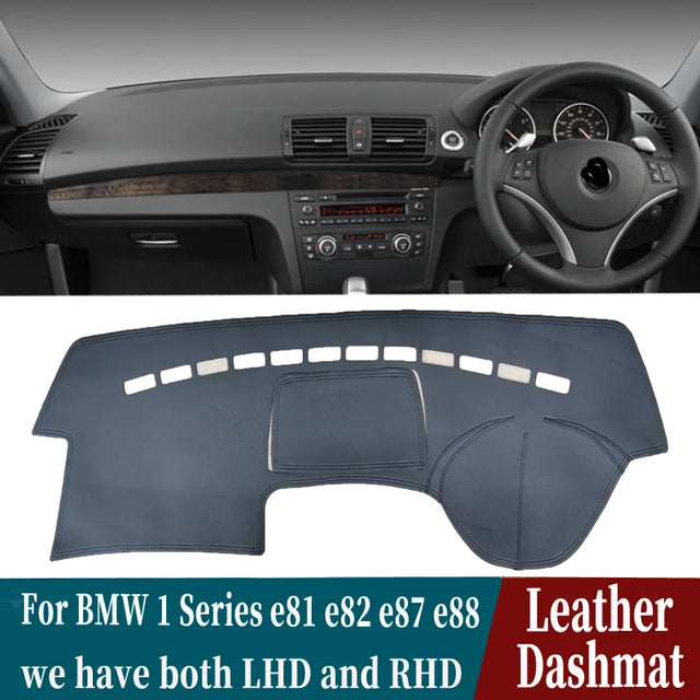 כיסוי דמוי עור לדשבורד ל-BMW סדרה 1 — E81/E82/E87/E88, שנות 2004–2011