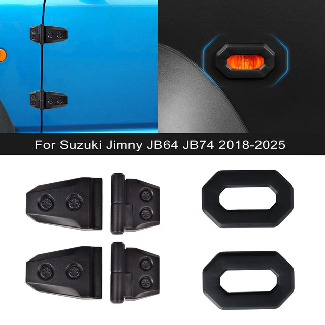 כיסויי צירי דלת ABS לסוזוקי ג׳ימני JB74W 2018–2025